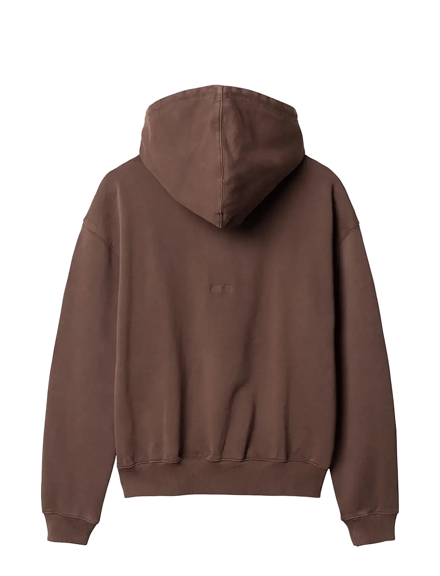 Woodbird - WBSho Washed Hoodie - hættetrøjer - brown - 2