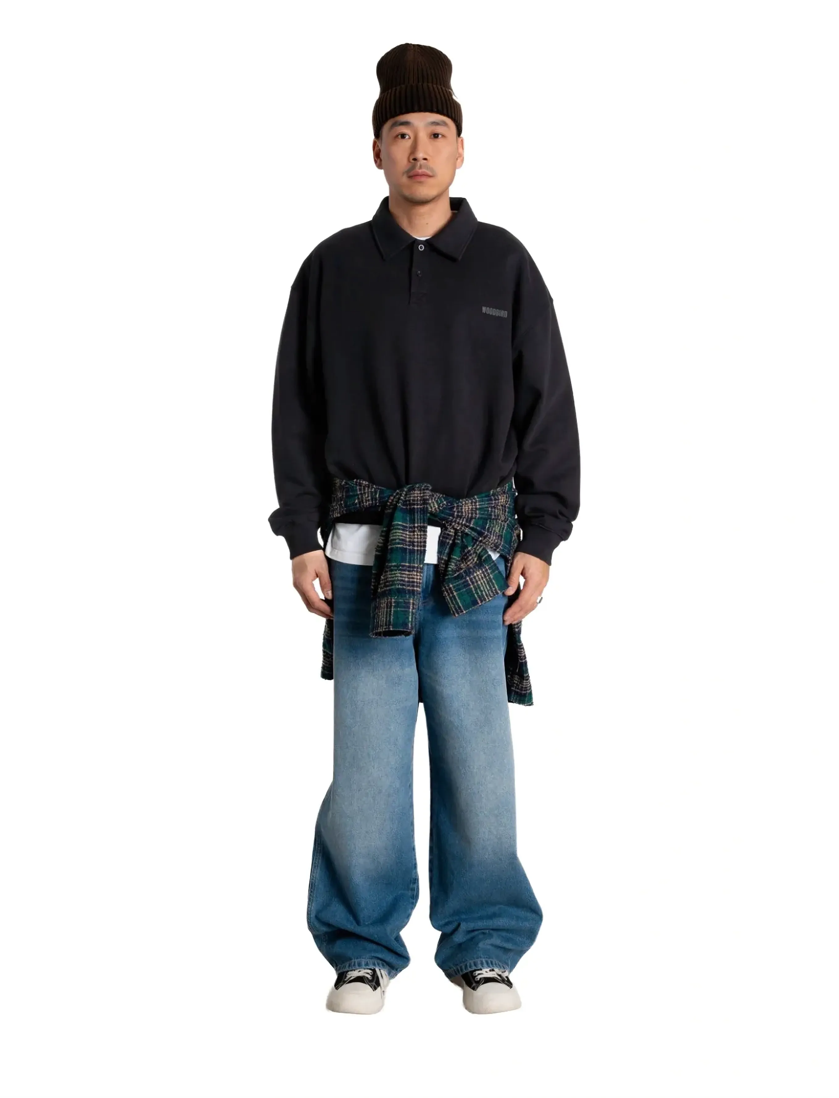 Woodbird WBLoke Base Polo - Kläder - BLACK / black