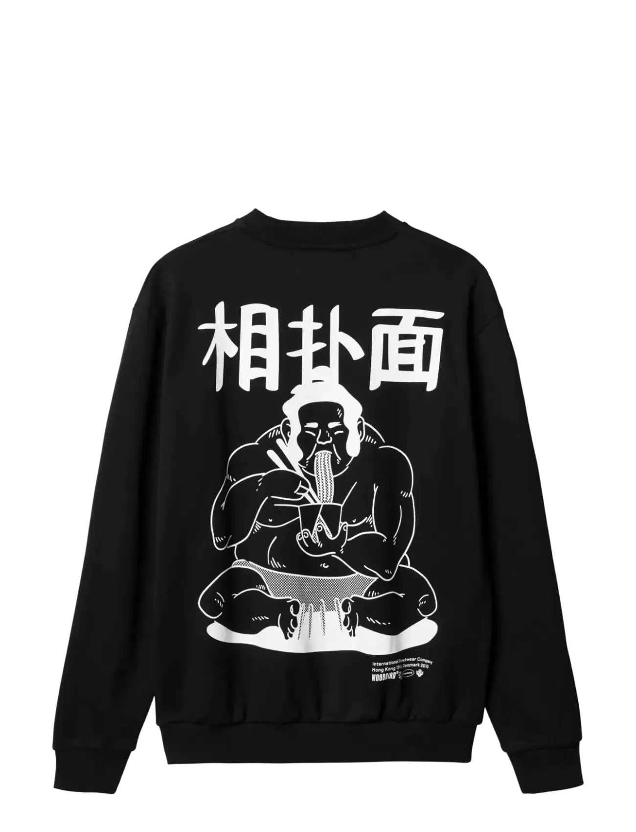 Woodbird - WBCane Sumo Crew - sweatshirts - black - 2