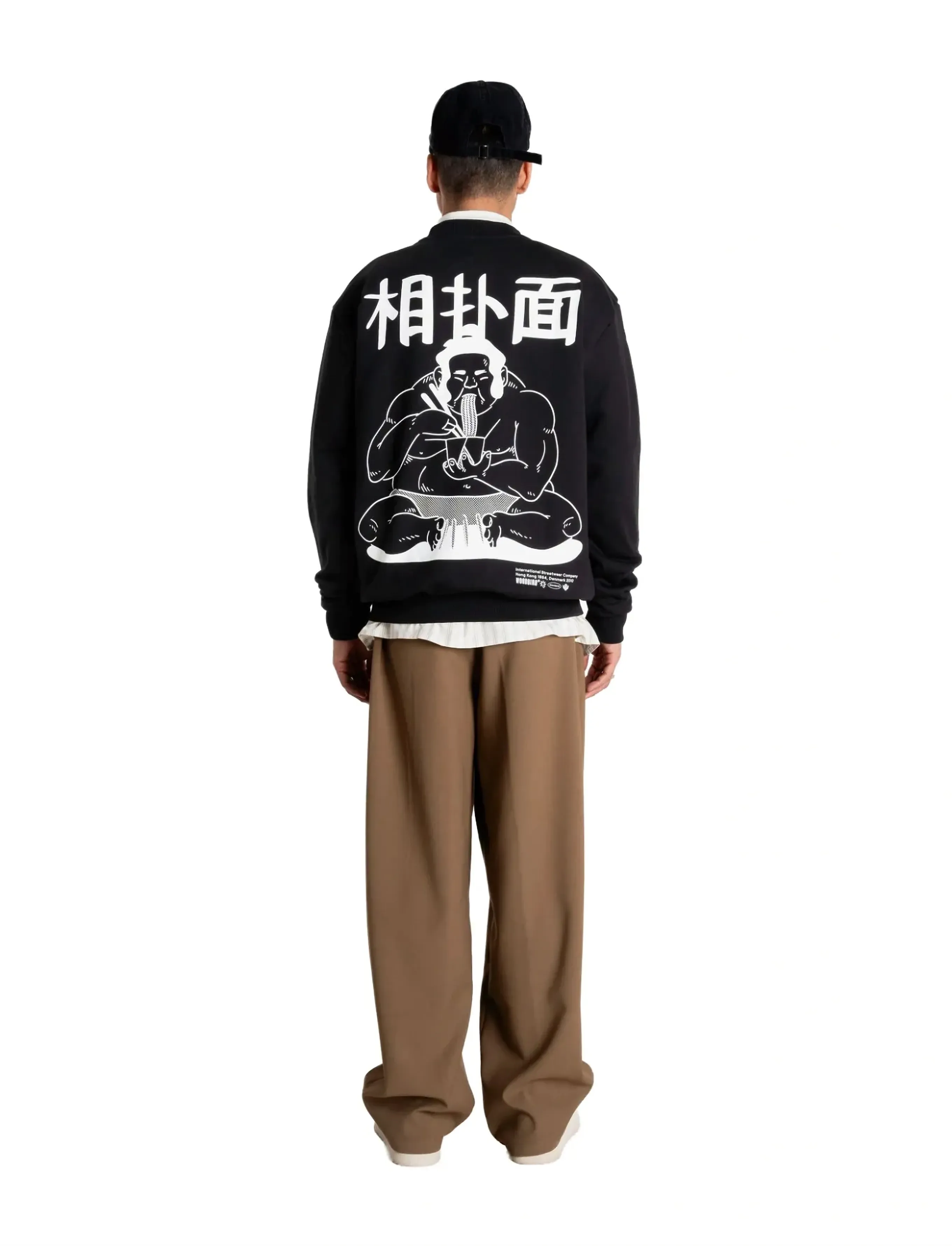 Woodbird - WBCane Sumo Crew - sweatshirts - black - 3