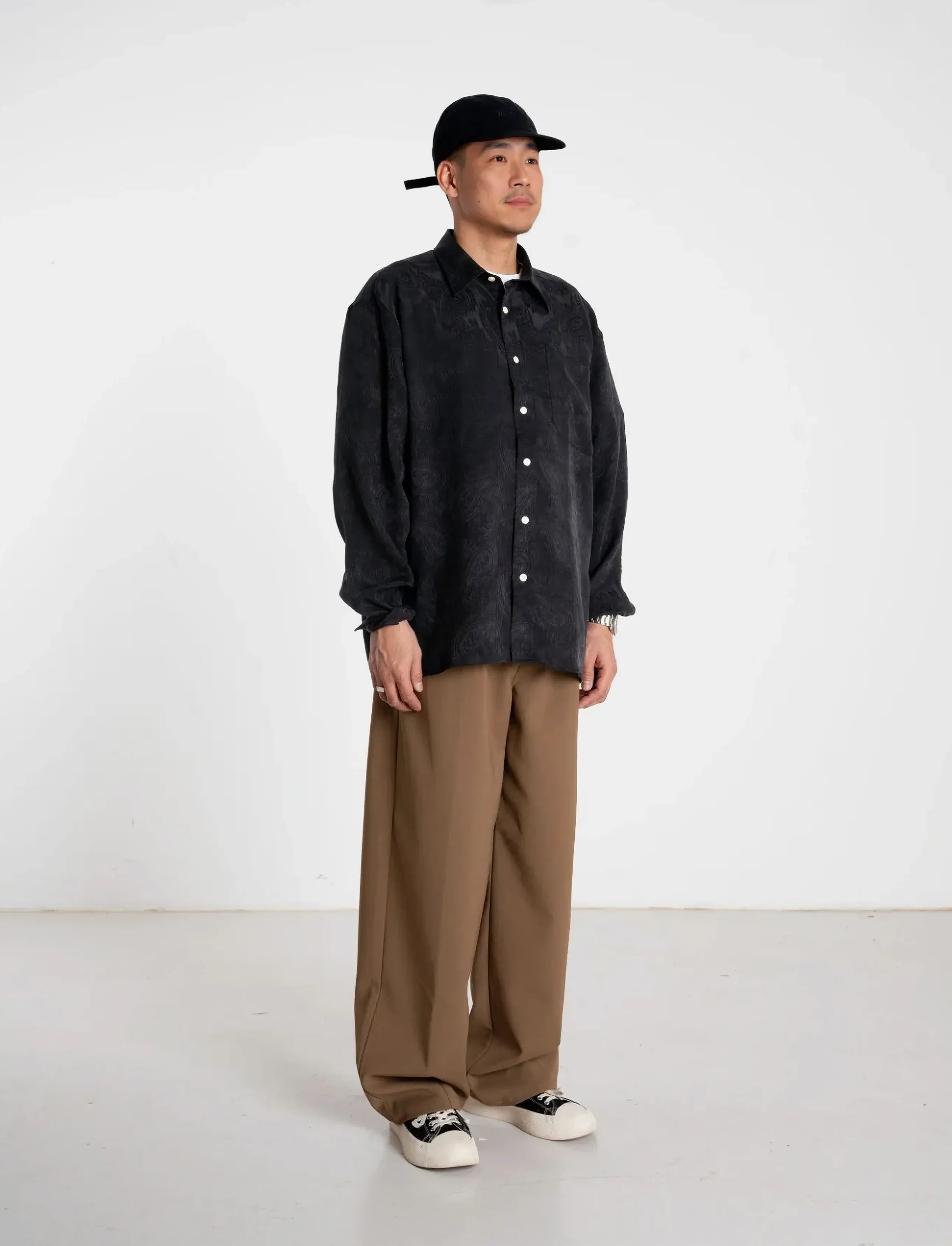 Woodbird - WBBuzo Paisley Shirt - casual skjortor - black - 3