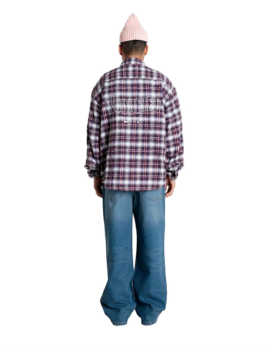 Woodbird - WBJong Em Check Shirt - checkered shirts - red check - 4