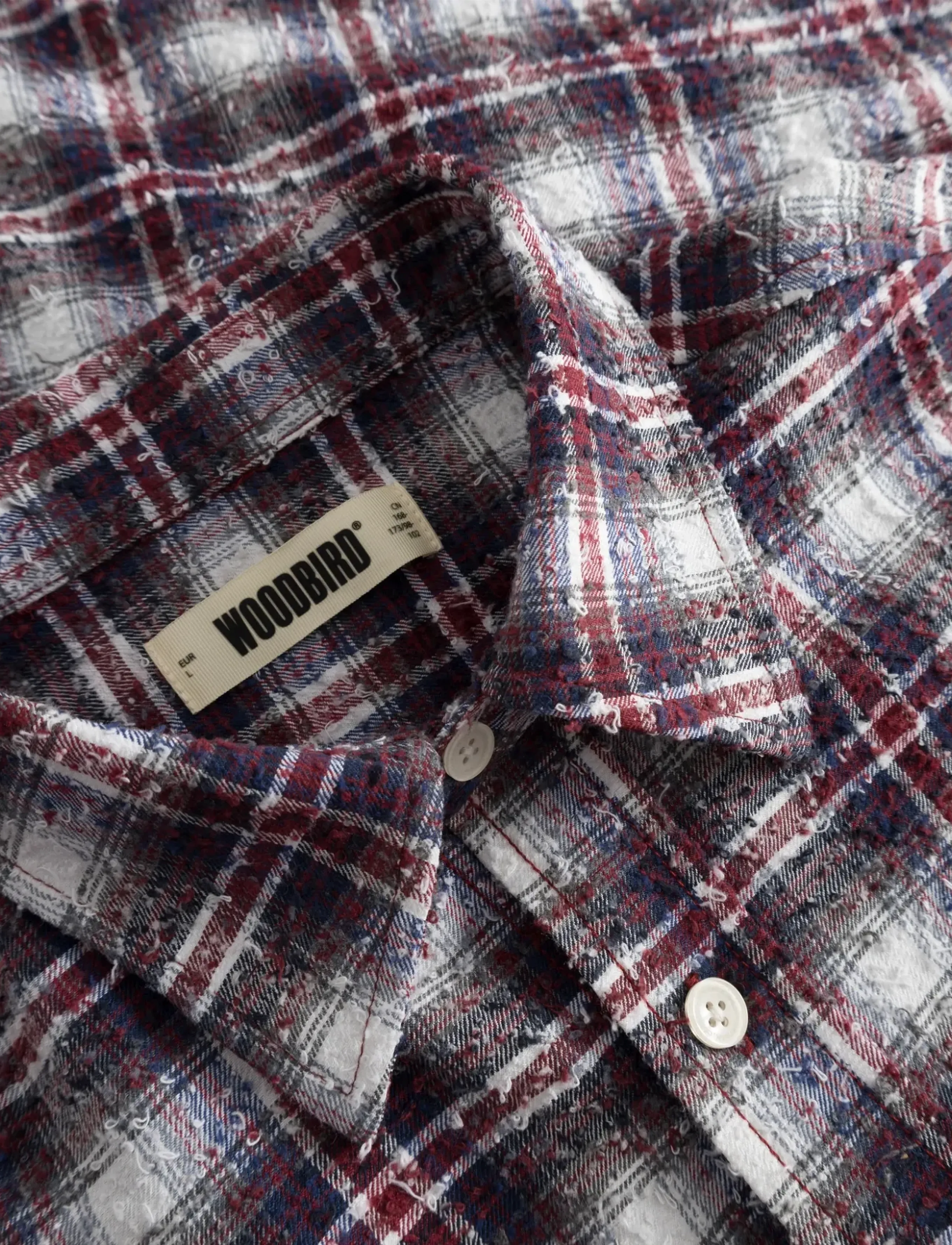 Woodbird - WBJong Em Check Shirt - koszule w kratkę - red check - 5