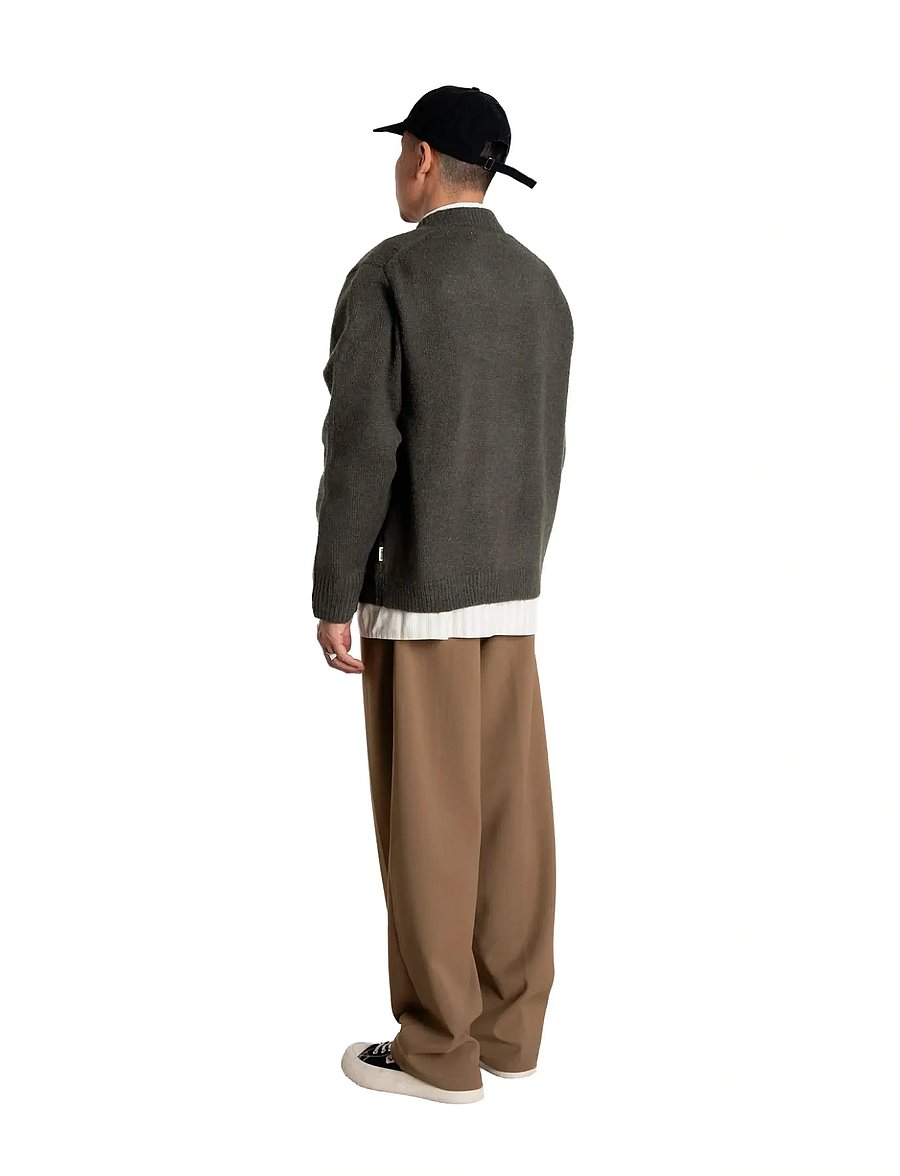 Woodbird - WBKoon Zip Whole Cardigan - strickjacken - medium grey - 4