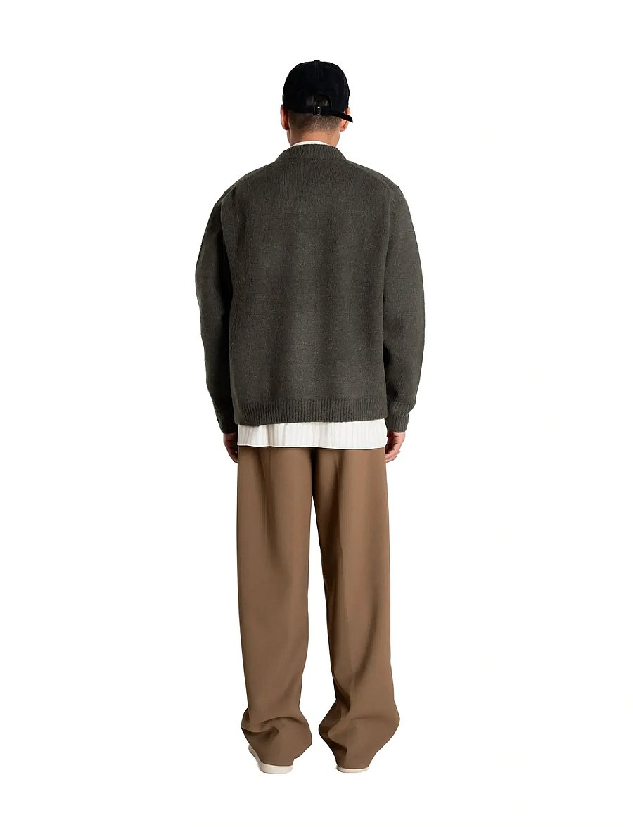 Woodbird - WBKoon Zip Whole Cardigan - strickjacken - medium grey - 5