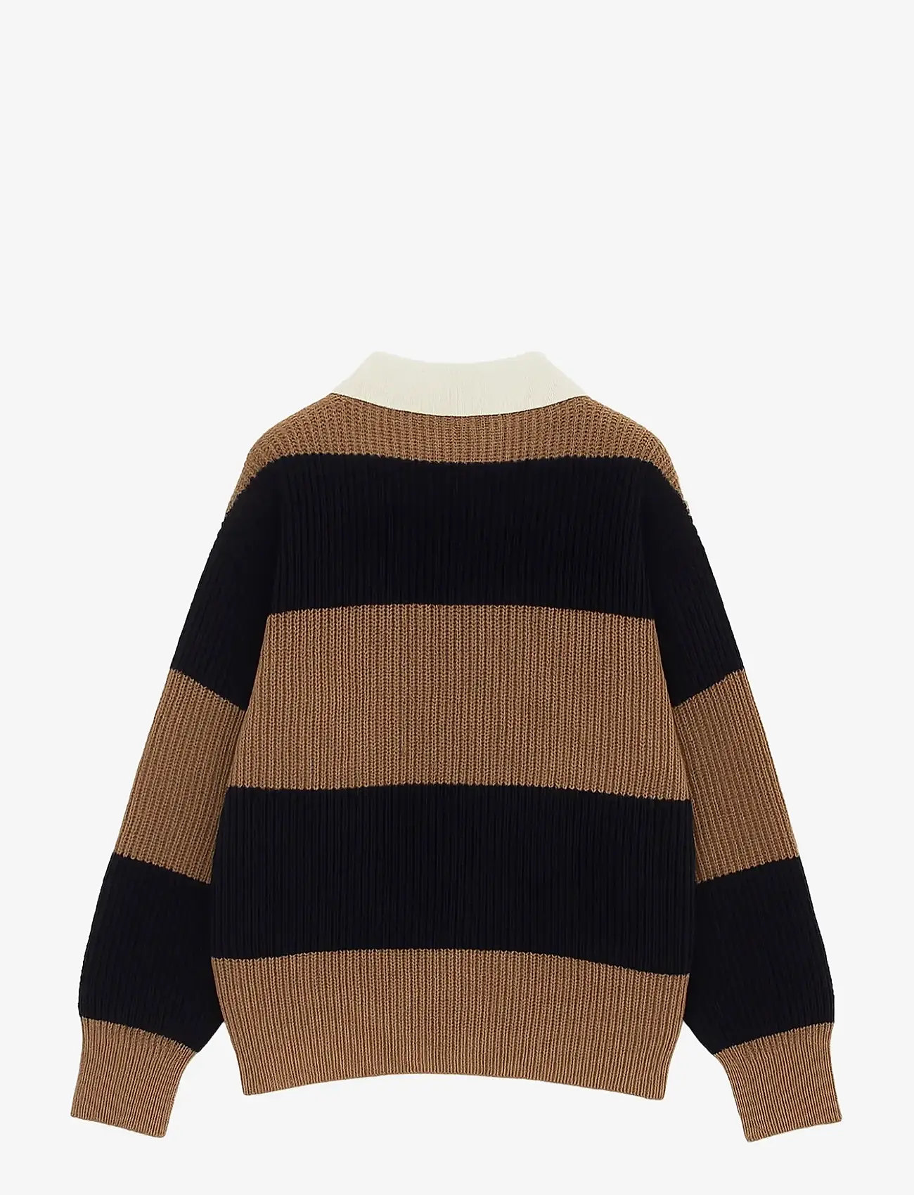 Woodbird - WBLotu Striped Polo - stickade pikéer - navy striped - 2