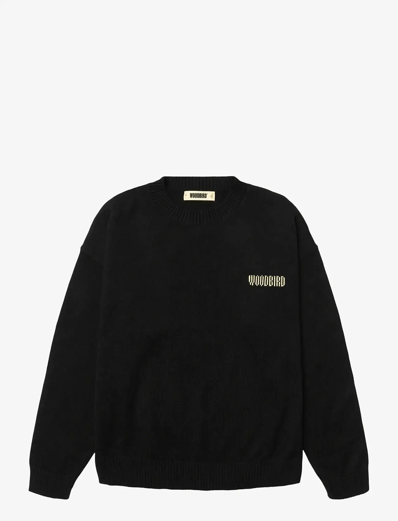 Woodbird - WBKurt Wobbly Crew - rundhals - black - 1