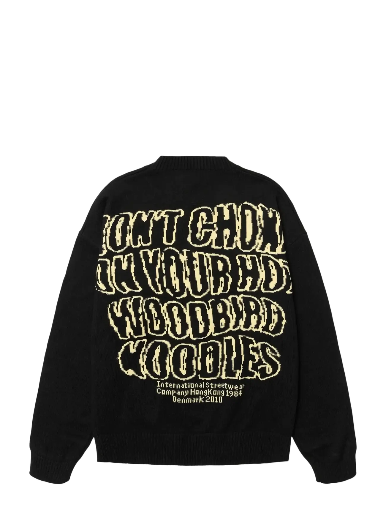 Woodbird - WBKurt Wobbly Crew - rundhals - black - 2
