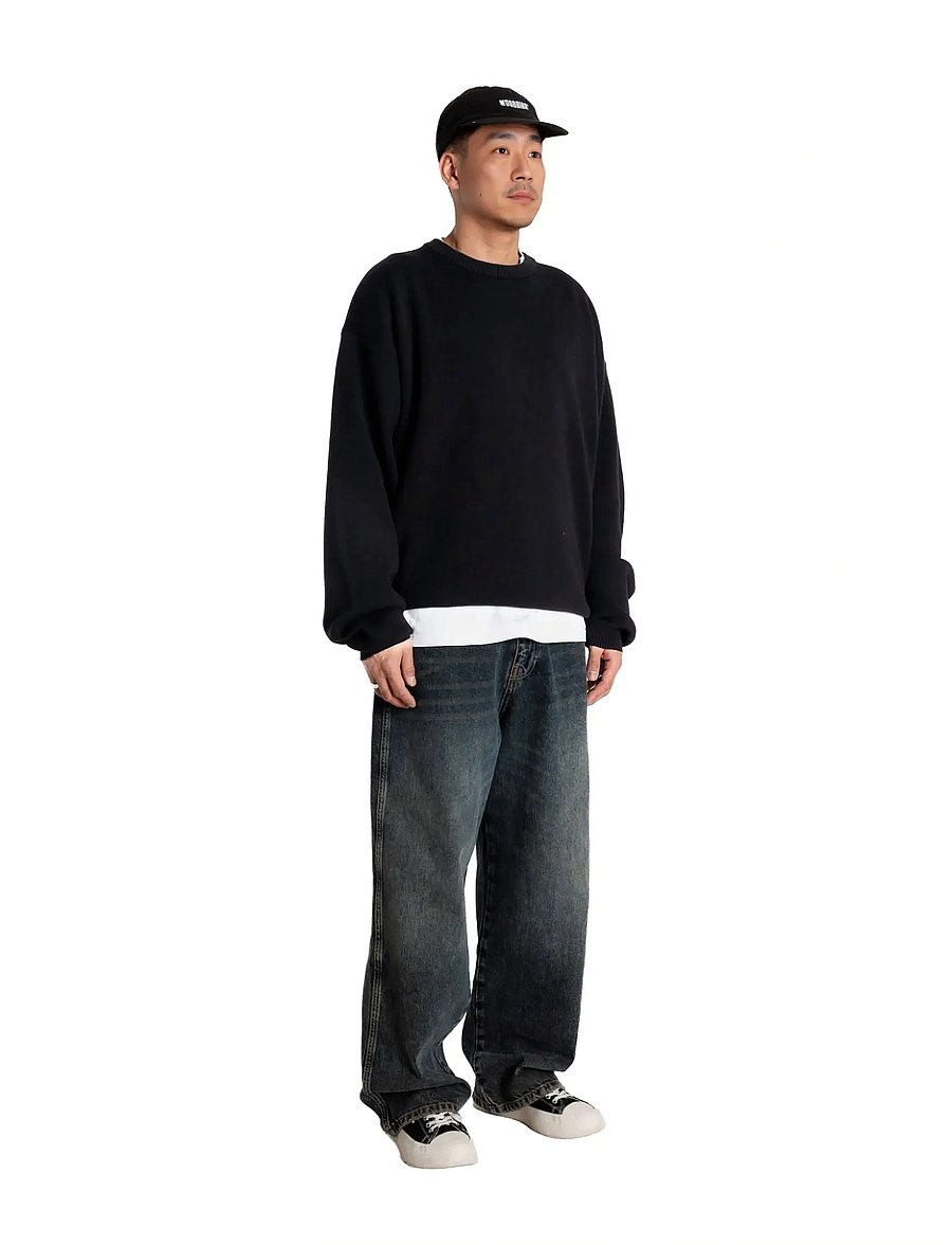 Woodbird - WBKurt Wobbly Crew - rundhals - black - 3