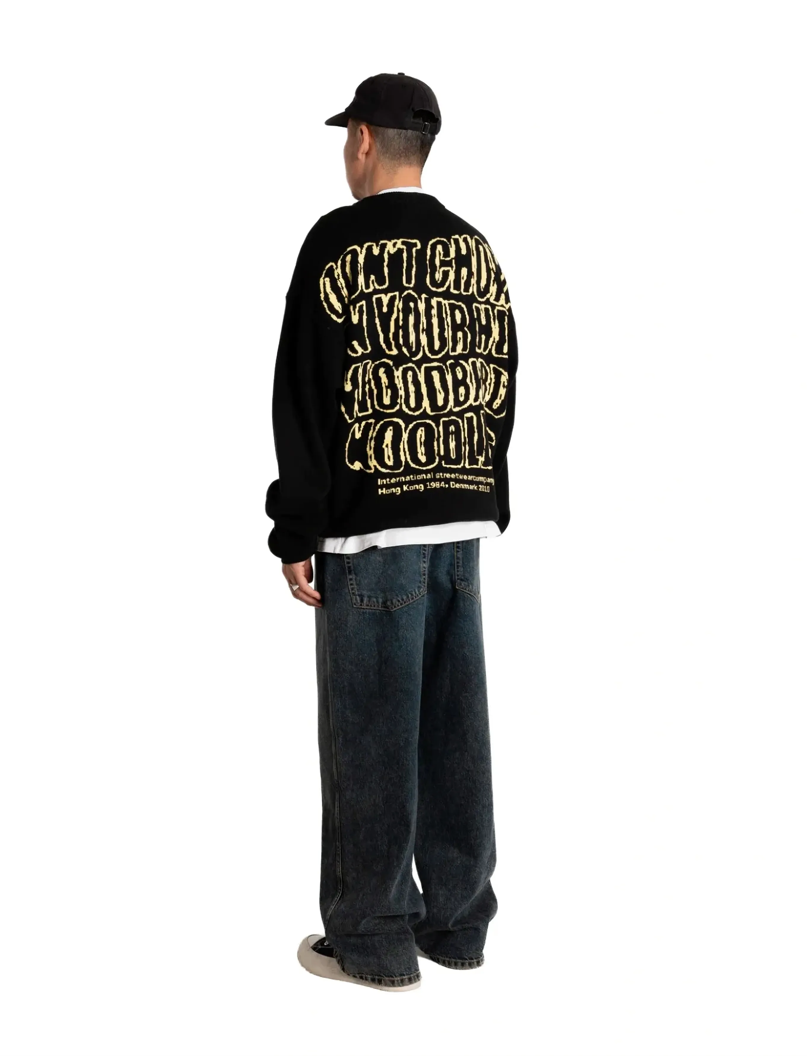 Woodbird - WBKurt Wobbly Crew - rundhals - black - 4