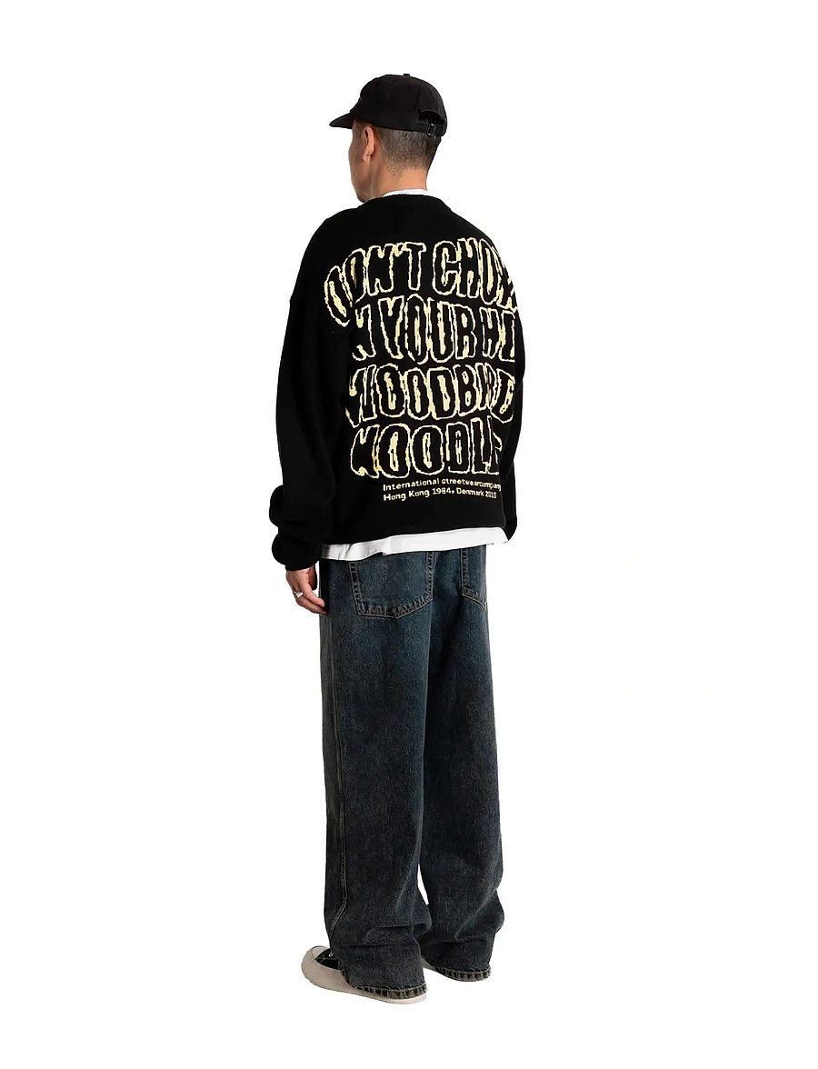 Woodbird - WBKurt Wobbly Crew - rundhals - black - 4