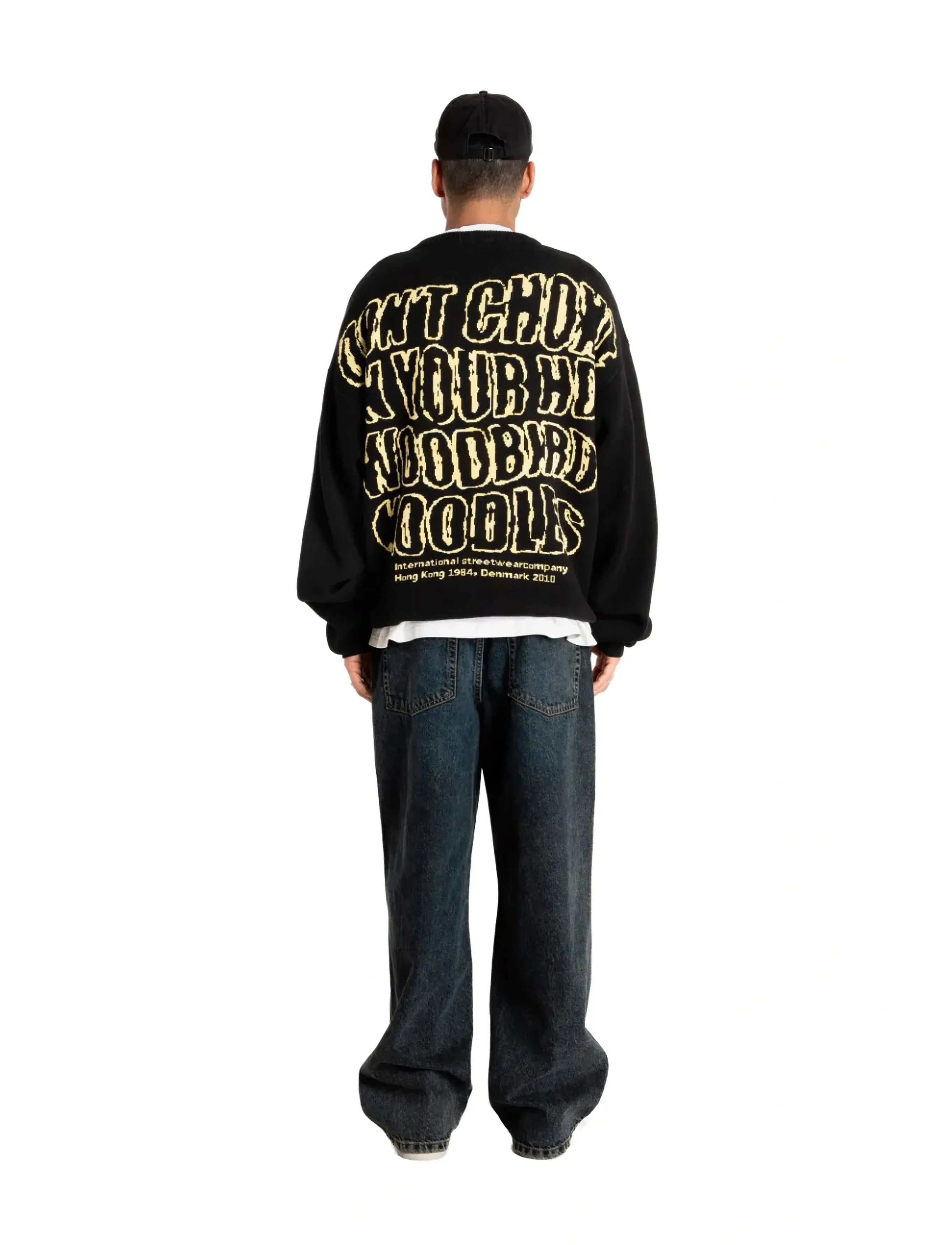 Woodbird - WBKurt Wobbly Crew - rundhals - black - 5