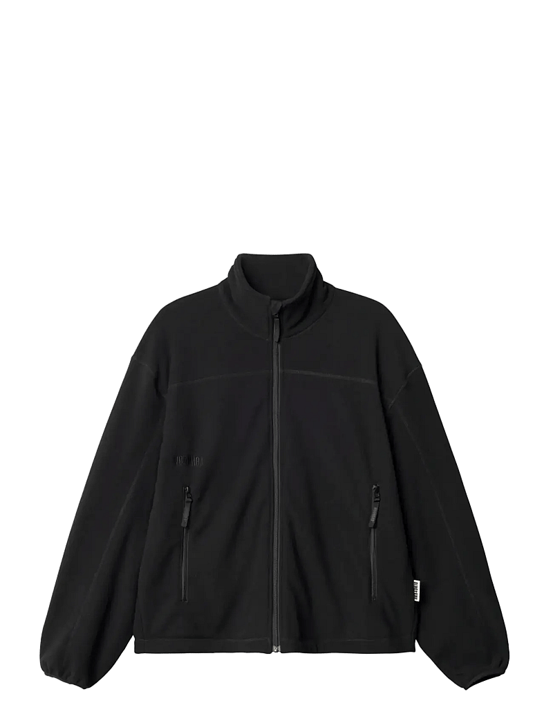 Woodbird - WBRyo Fleece Jacket - teddytröjor - black - 1