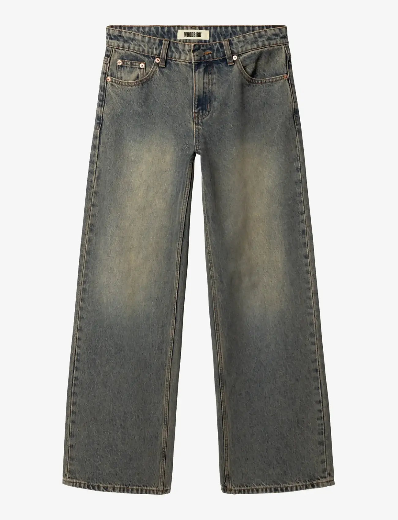 Woodbird - WBAya Aged Jeans - brede jeans - dark blue - 1