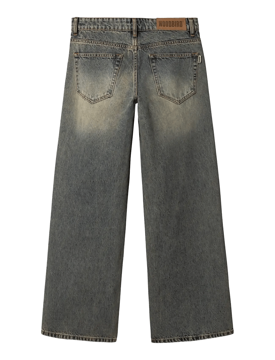 Woodbird - WBAya Aged Jeans - brede jeans - dark blue - 2