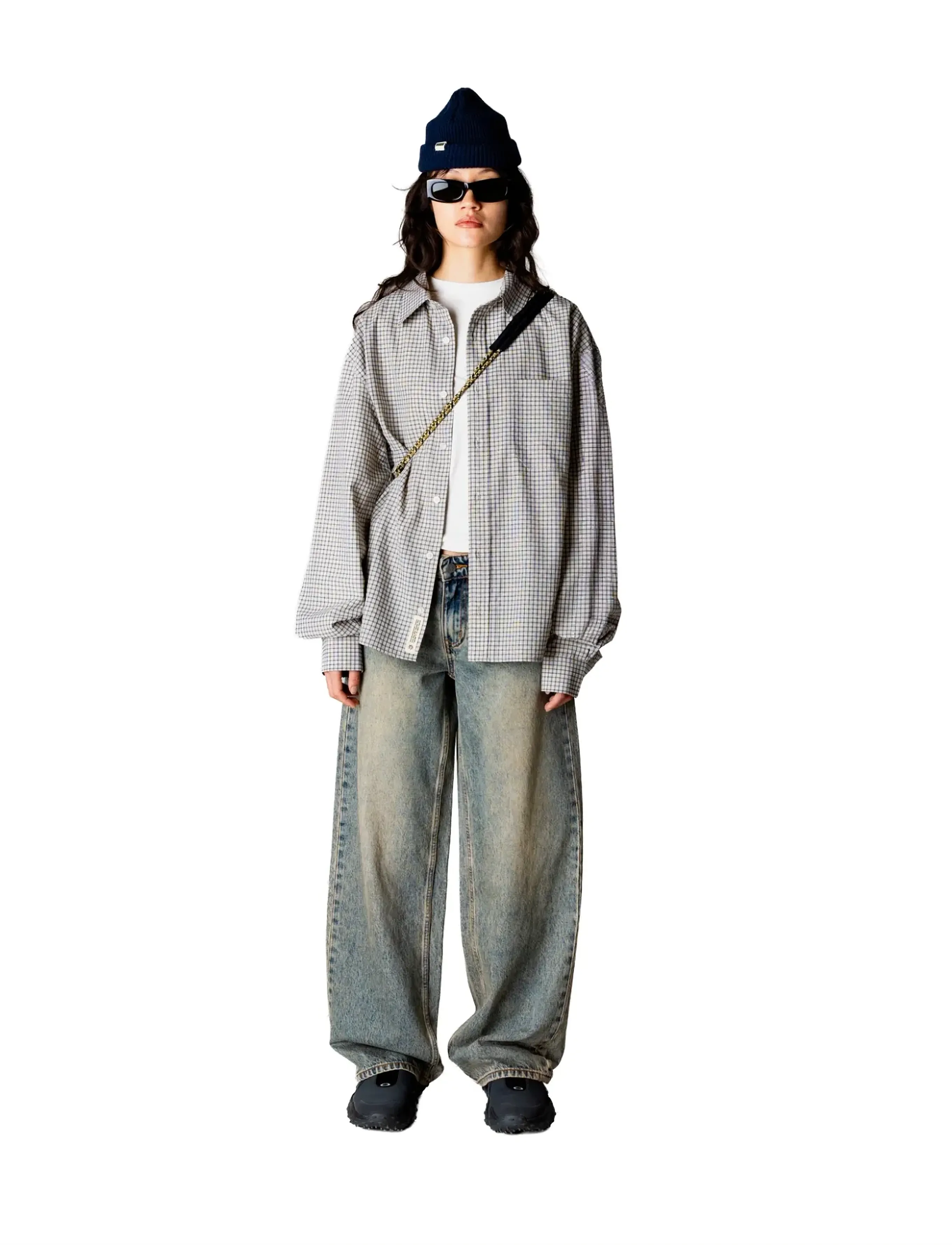 Woodbird WBAya Aged Jeans - Kläder - DARK BLUE / blue