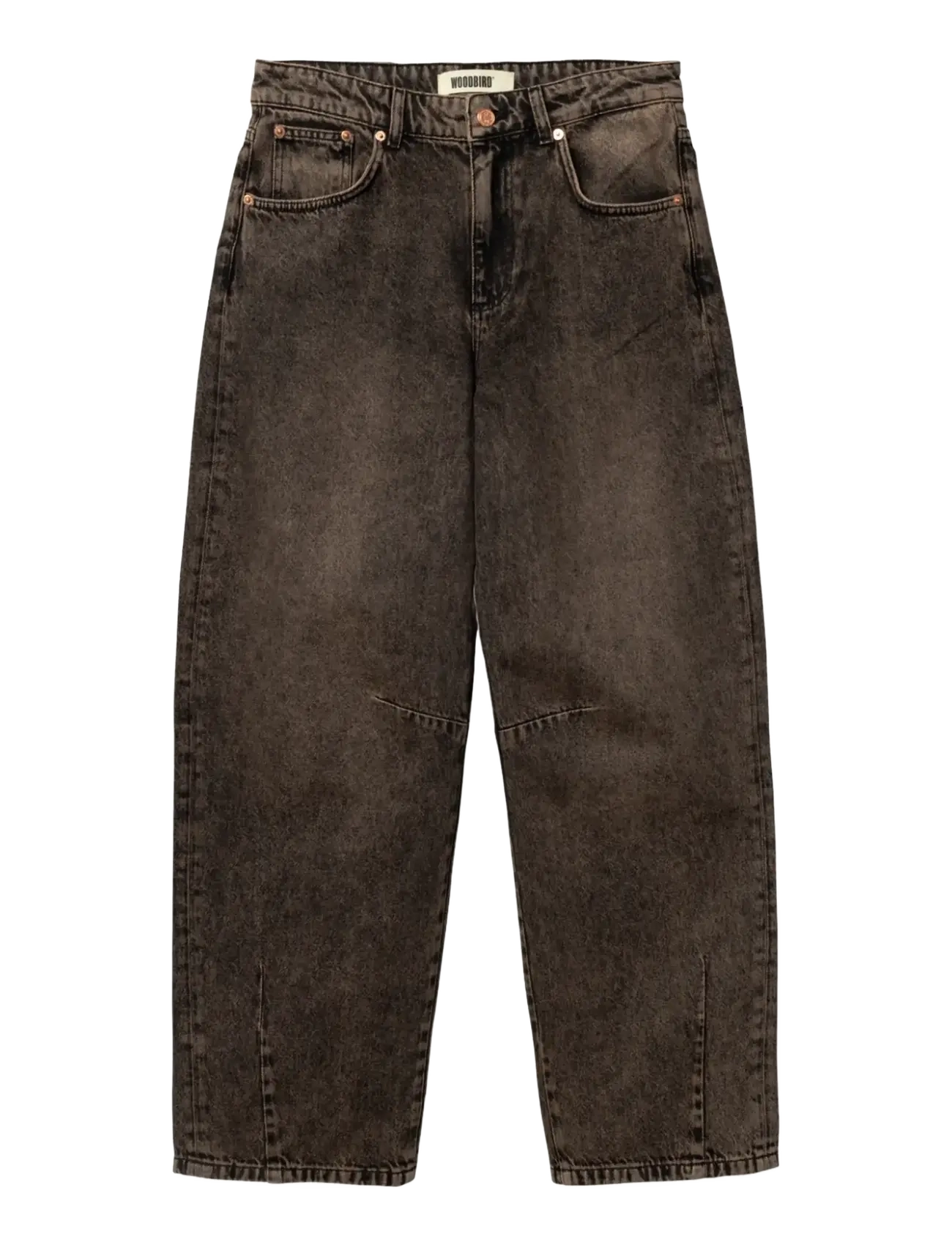 Woodbird WBBrooke Oak Jeans - Boyfriend jeans - WASHED BROWN / brown