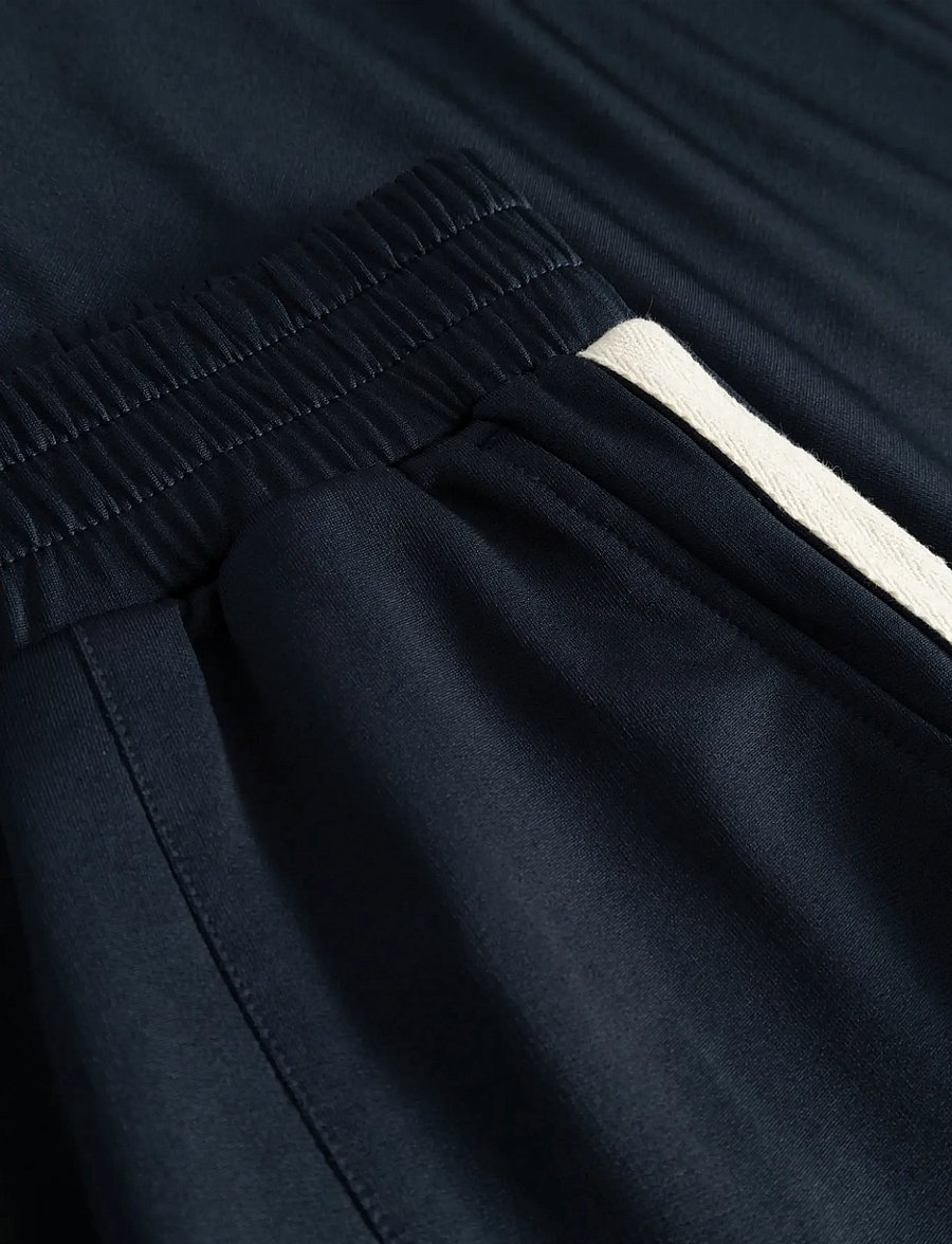 Woodbird - WBPoke Track Pants - bukser med brede ben - dark navy - 5