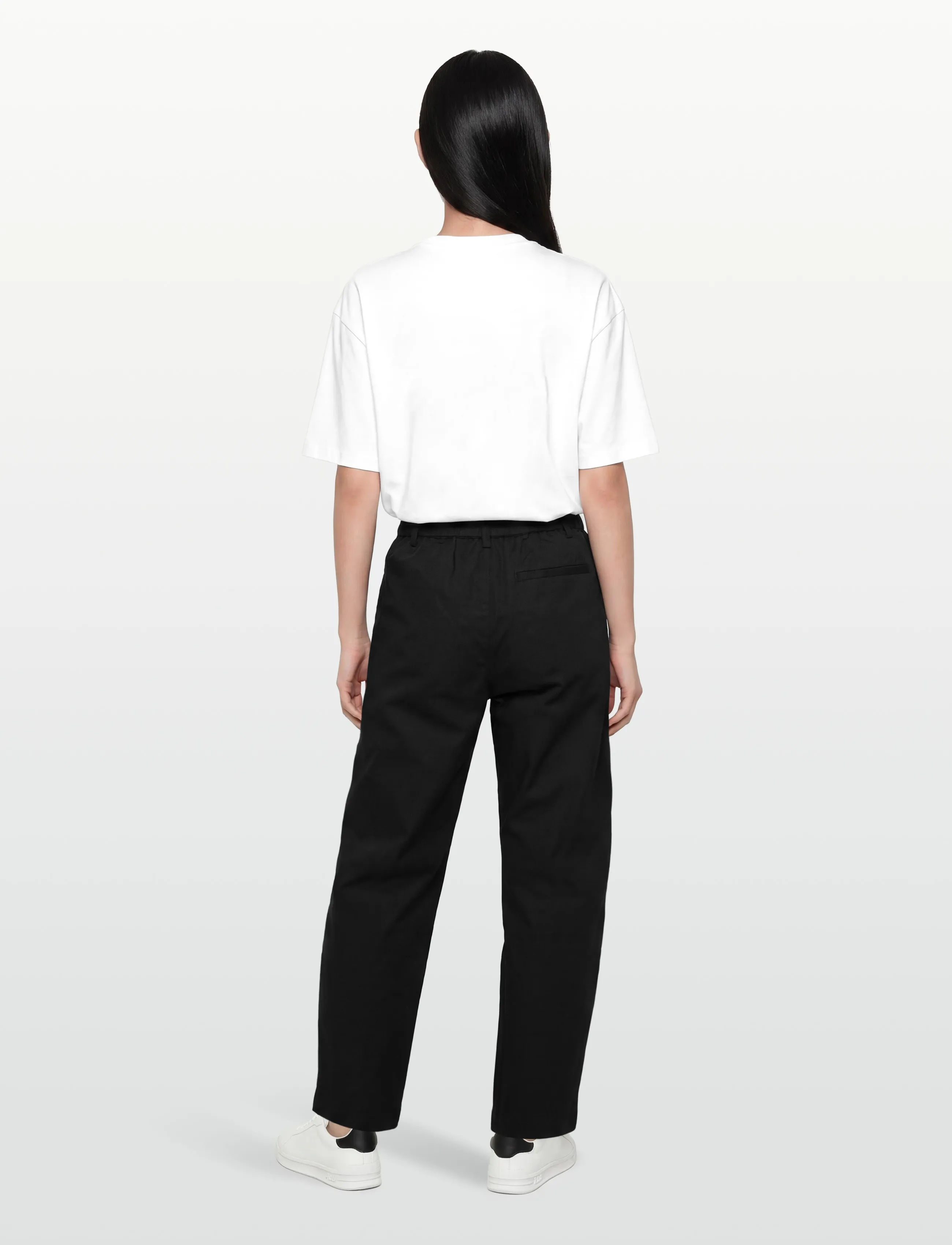 Woodbird - WBSoy Pants - hosen mit weitem bein - black - 4