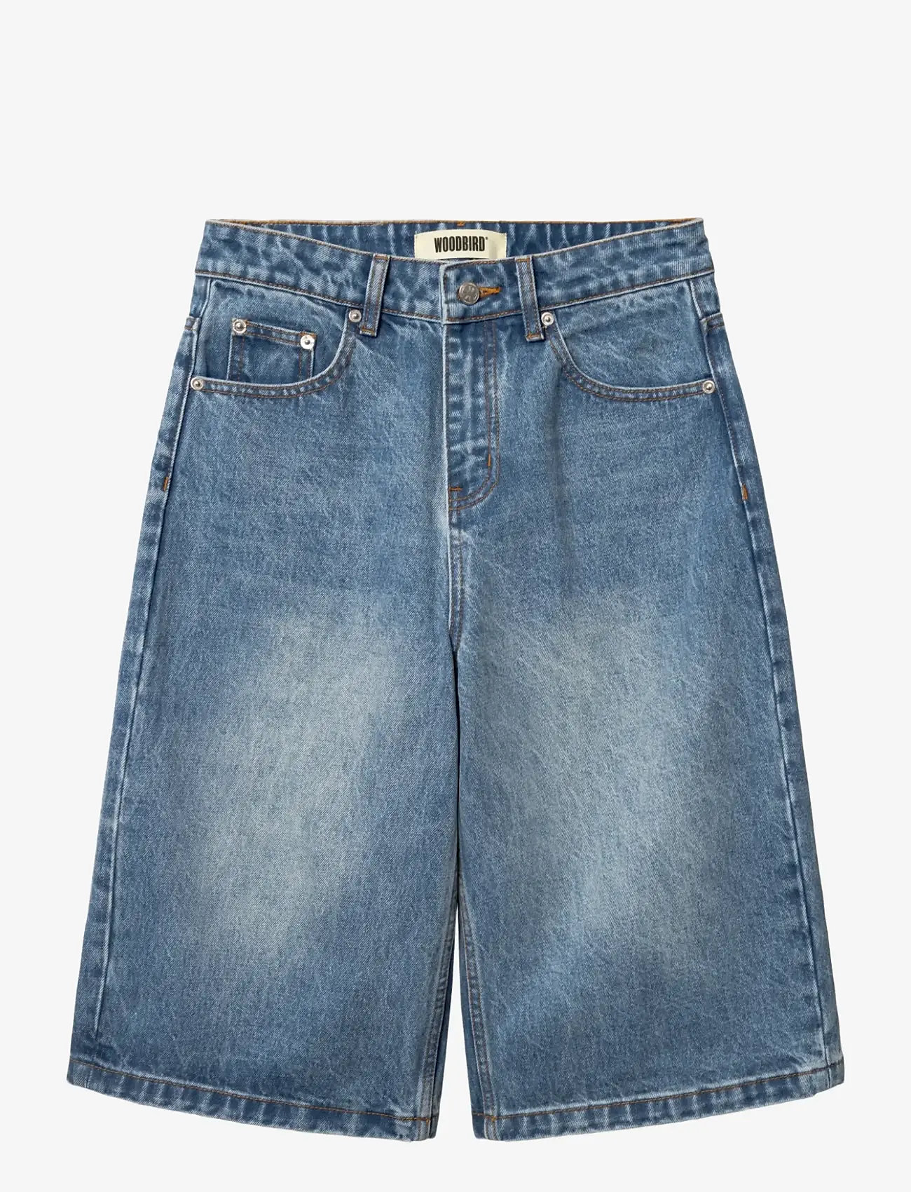 Woodbird - WBShan Orig shorts - jorts - blue washed - 1