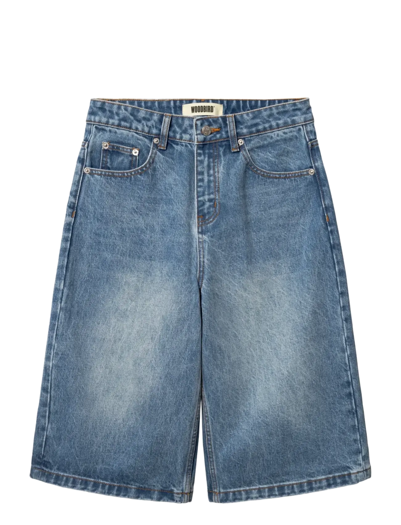 Woodbird WBShan Orig shorts - Riided - BLUE WASHED / blue