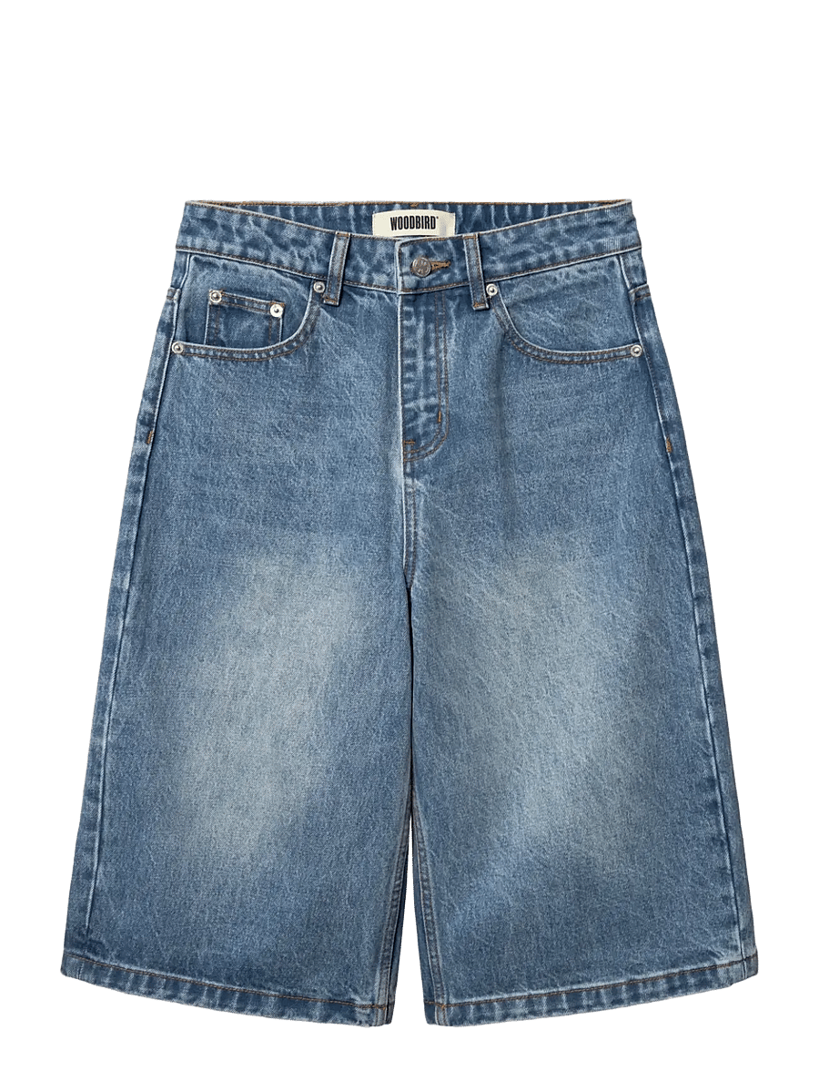 Woodbird - WBShan Orig shorts - lühikesed teksapüksid - blue washed - 1