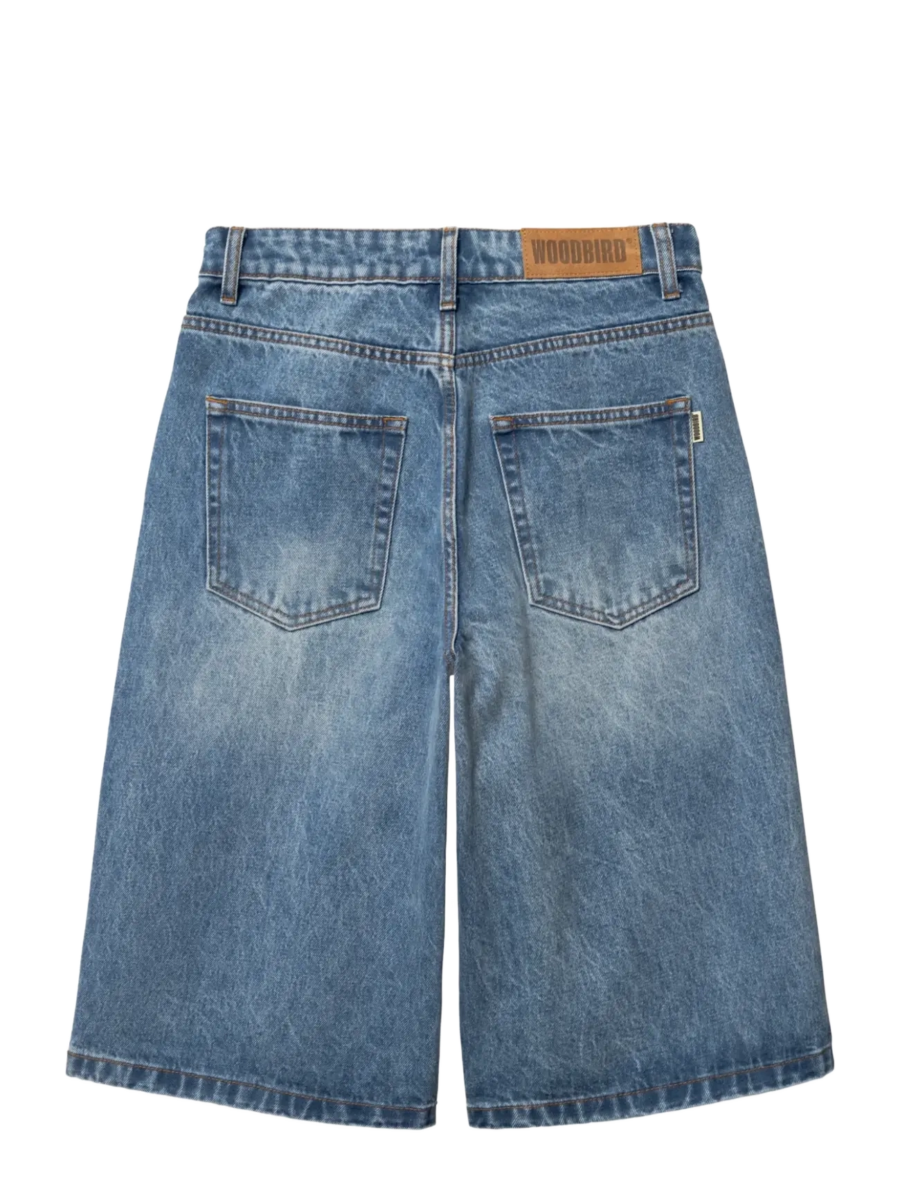 Woodbird - WBShan Orig shorts - jorts - blue washed - 2