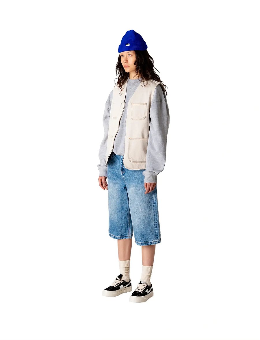 Woodbird - WBShan Orig shorts - lühikesed teksapüksid - blue washed - 3