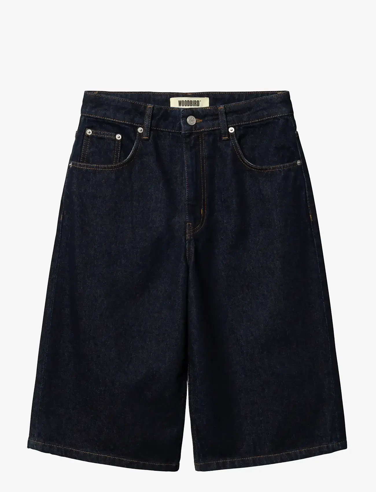 Woodbird - WBShan Raw Shorts - jorts - raw blue - 1