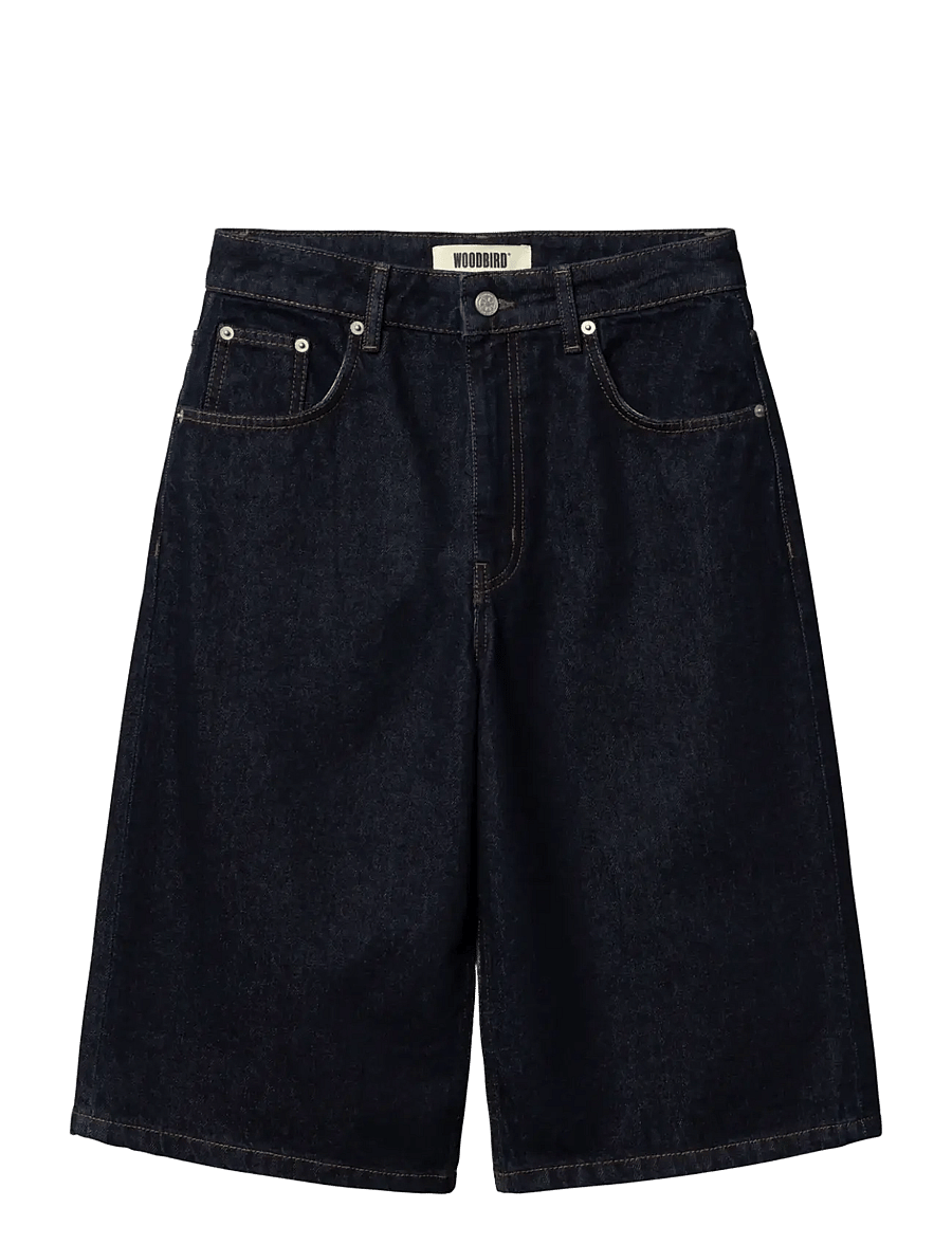 Woodbird - WBShan Raw Shorts - jeansshorts - raw blue - 1