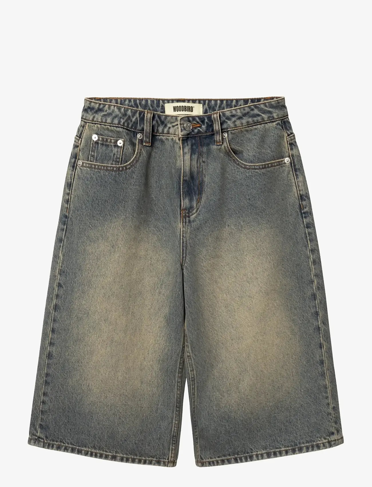 Woodbird - WBShan Aged Shorts - jorts - dark blue - 0