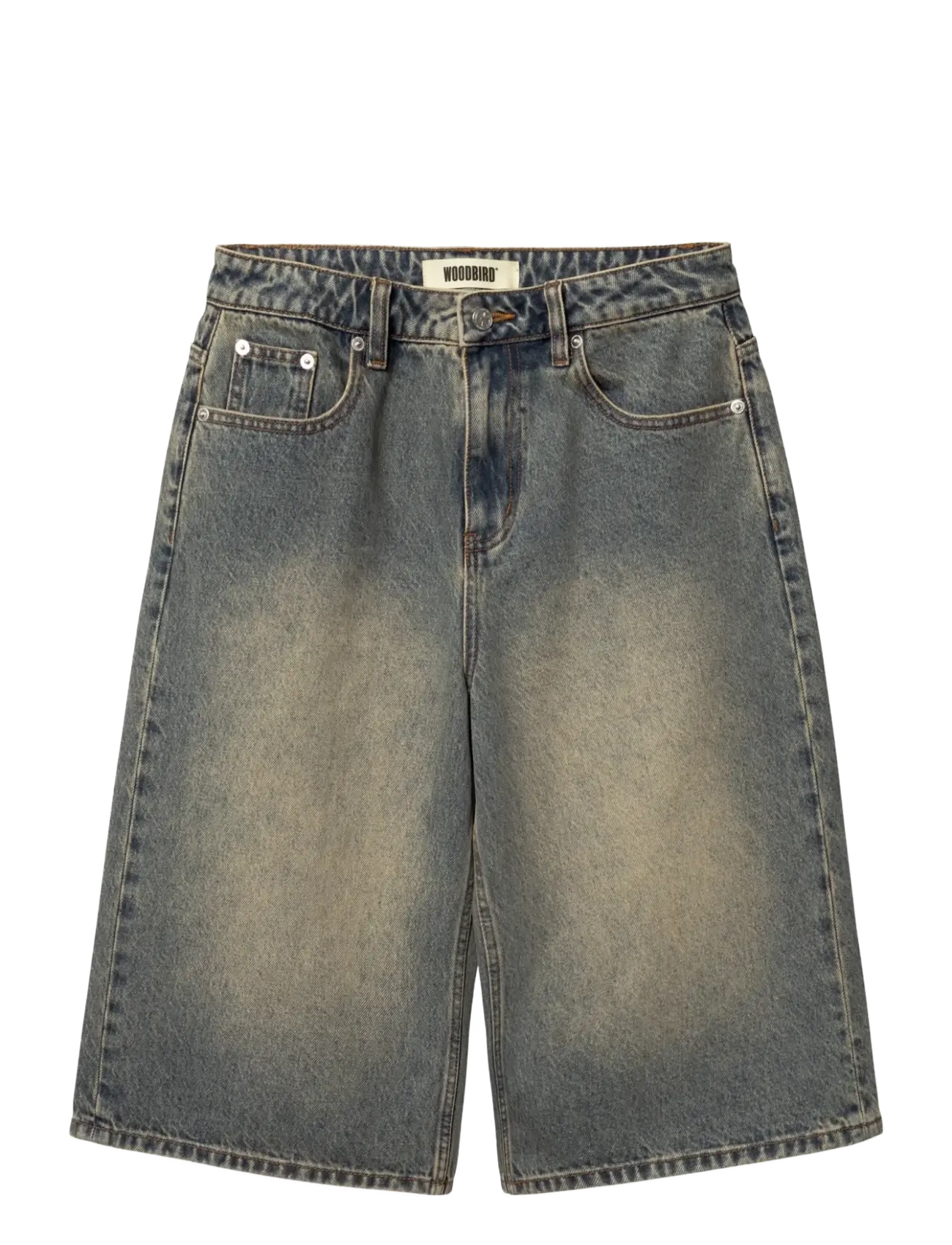 Woodbird WBShan Aged Shorts - BACK TO WORK - DARK BLUE / blue