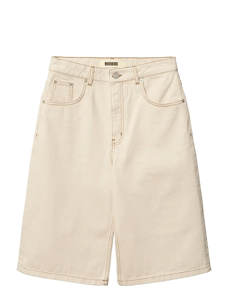 Woodbird - WBShan OW Denim Shorts - short en jeans - off white - 1