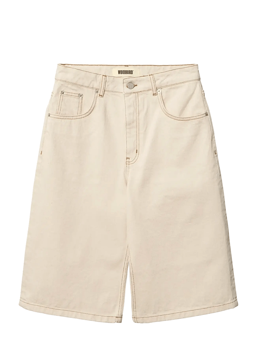 Woodbird - WBShan OW Denim Shorts - jeansshorts - off white - 1