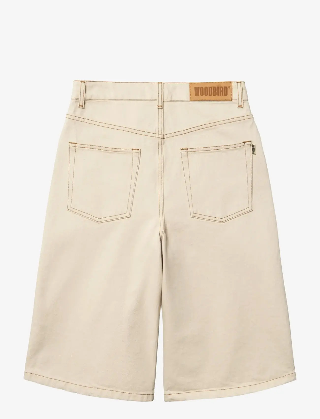 Woodbird - WBShan OW Denim Shorts - jorts - off white - 2