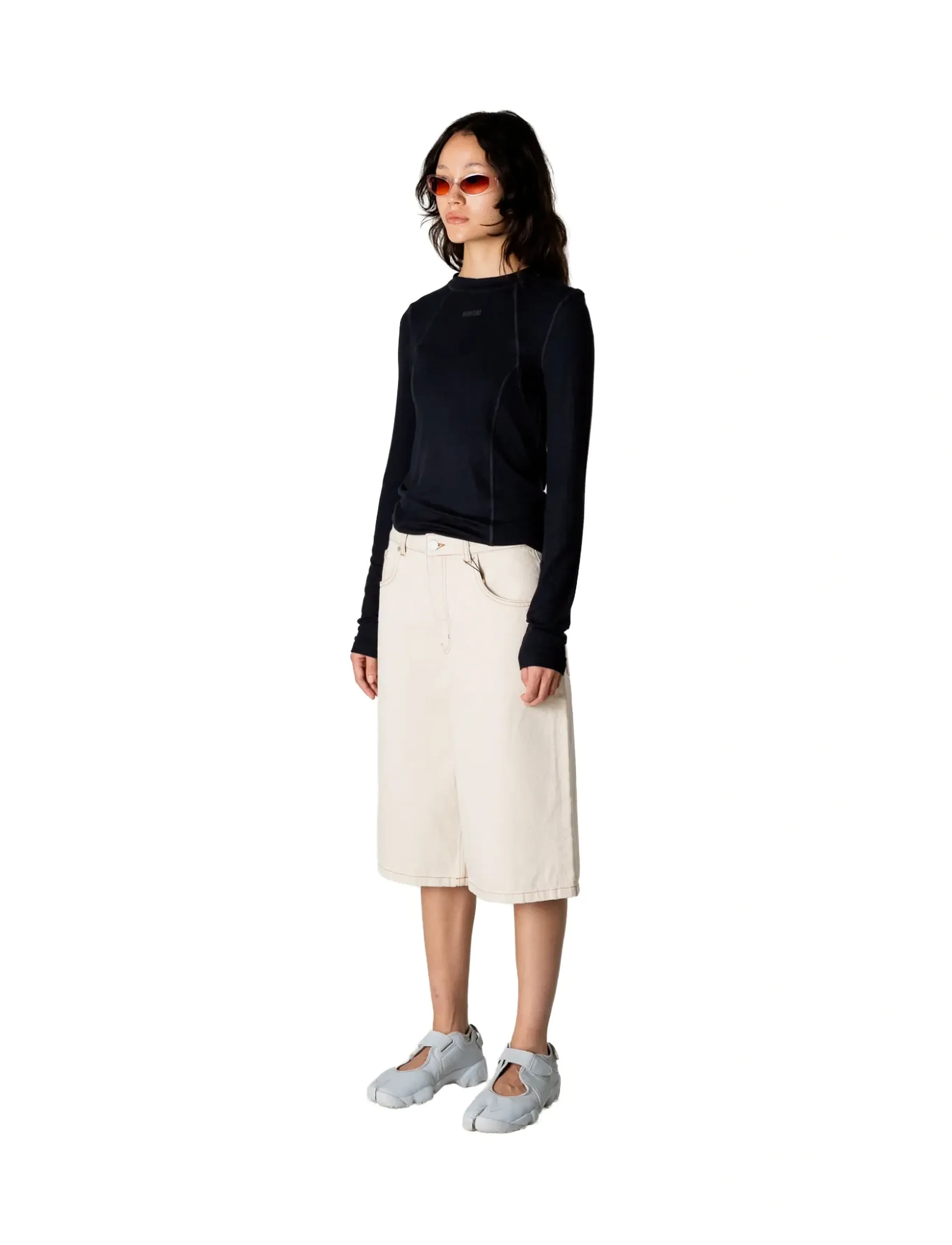 Woodbird - WBShan OW Denim Shorts - jeansshorts - off white - 3