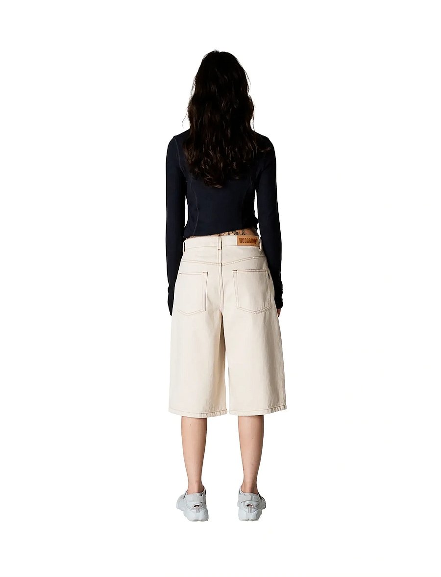 Woodbird - WBShan OW Denim Shorts - short en jeans - off white - 4