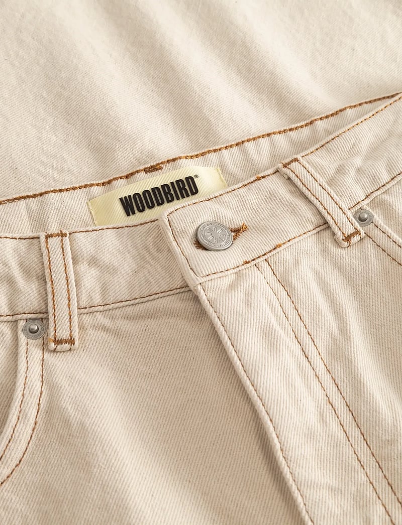 Woodbird - WBShan OW Denim Shorts - lühikesed teksapüksid - off white - 5