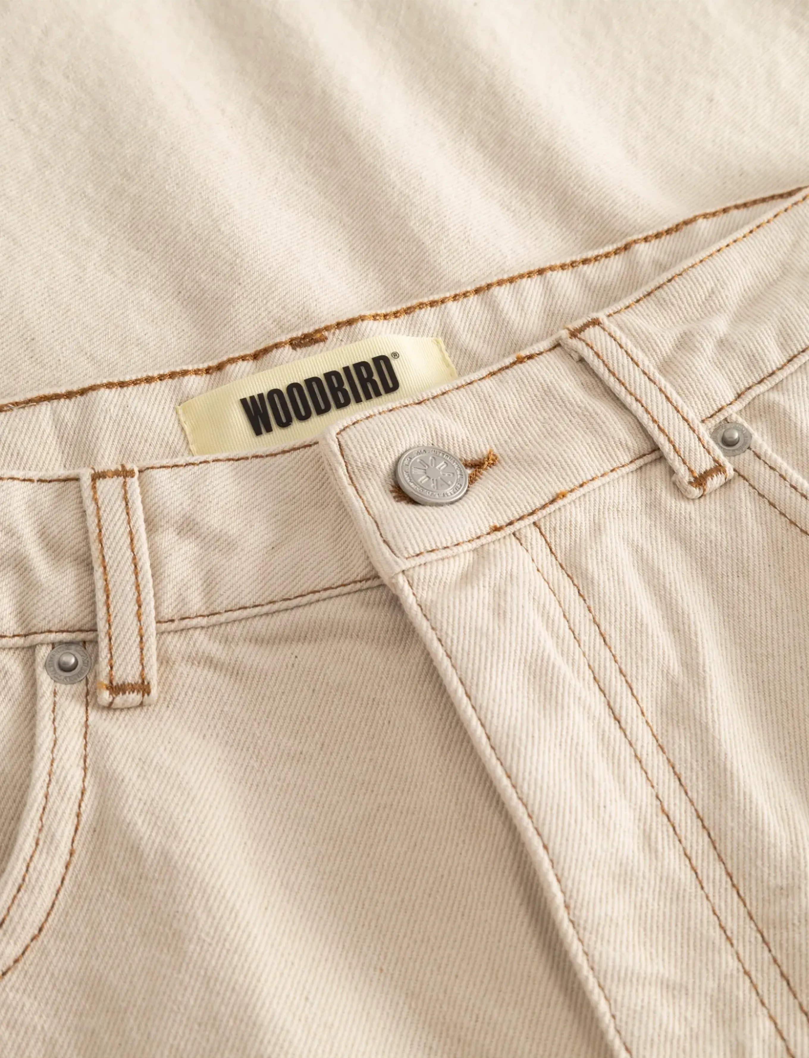 Woodbird - WBShan OW Denim Shorts - jeansshorts - off white - 5