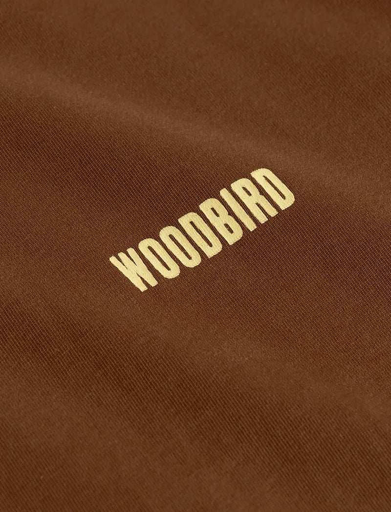 Woodbird - WBJuno Lion Tee - t-shirts - mid brown - 3