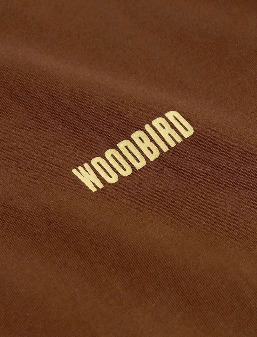 Woodbird - WBJuno Lion Tee - t-shirts - mid brown - 3