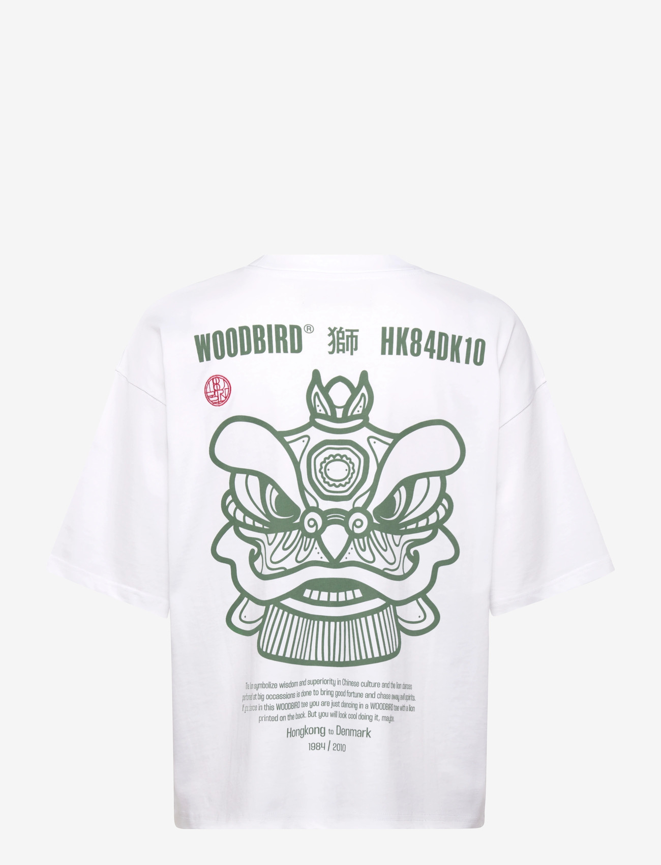Woodbird - WBJuno Lion Tee - t-shirts - white - 2