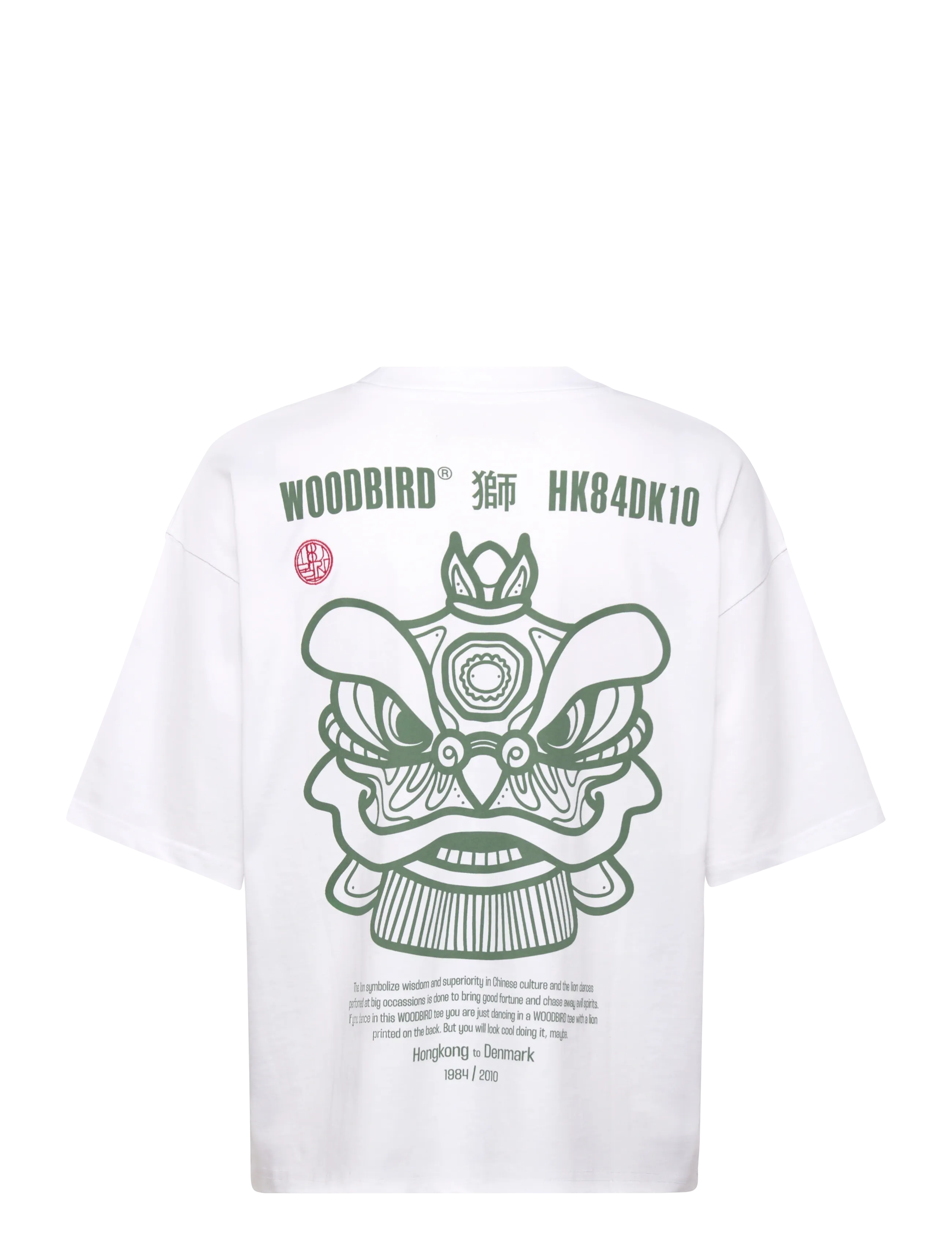 Woodbird - WBJuno Lion Tee - t-shirts - white - 2
