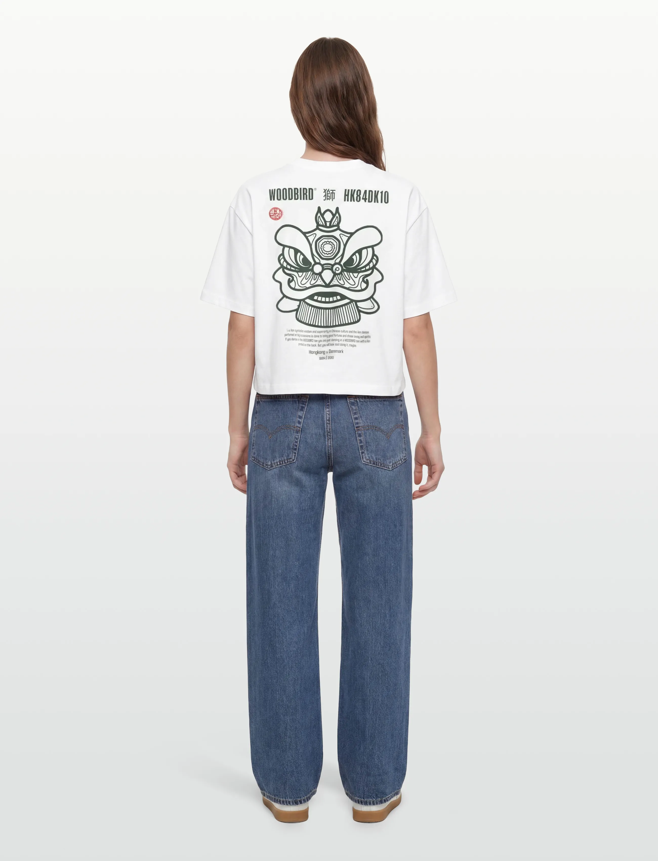 Woodbird - WBJuno Lion Tee - t-shirts - white - 4