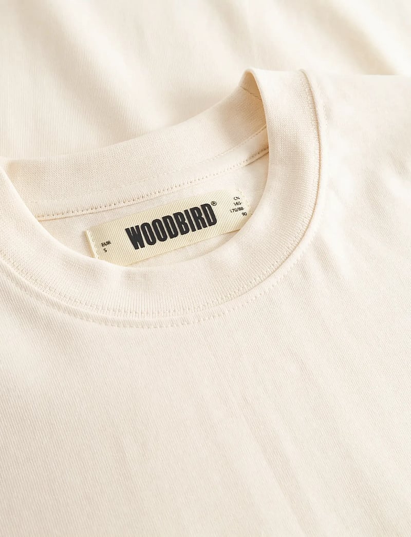 Woodbird - WBJuno Nine Tee - t-shirts - off white - 2
