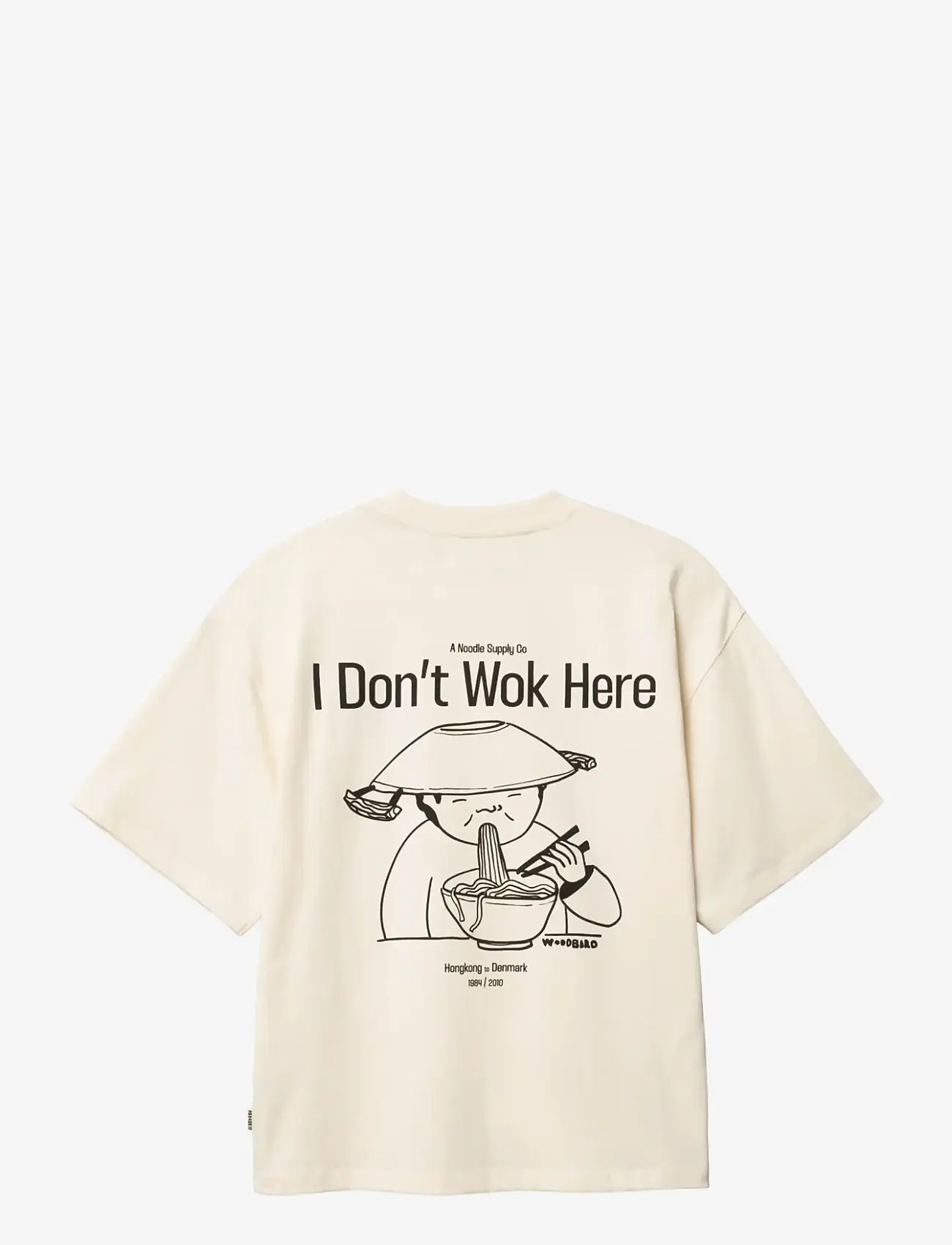 Woodbird - WBJuno Wok Tee - stuttermarbolir - off white - 2