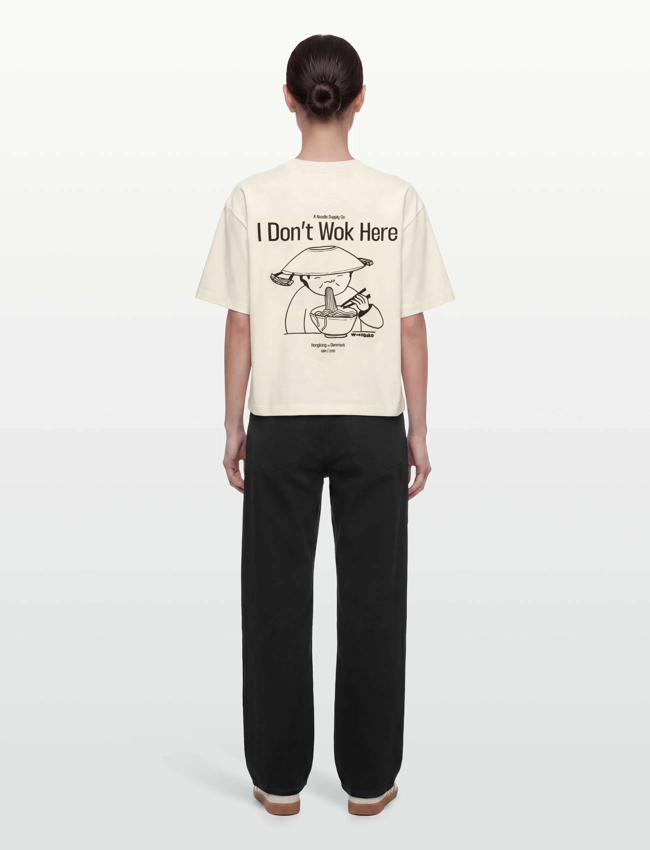 Woodbird - WBJuno Wok Tee - t-shirts - off white - 4