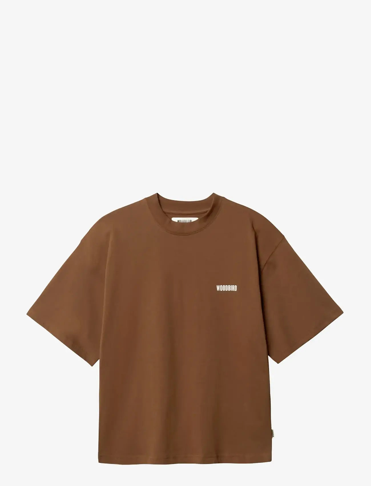 Woodbird - WBBalo Sea Tee - t-shirts - mid brown - 1