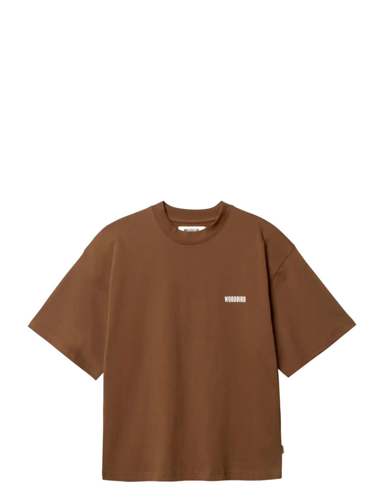 Woodbird WBBalo Sea Tee - Tøj - MID BROWN / brown