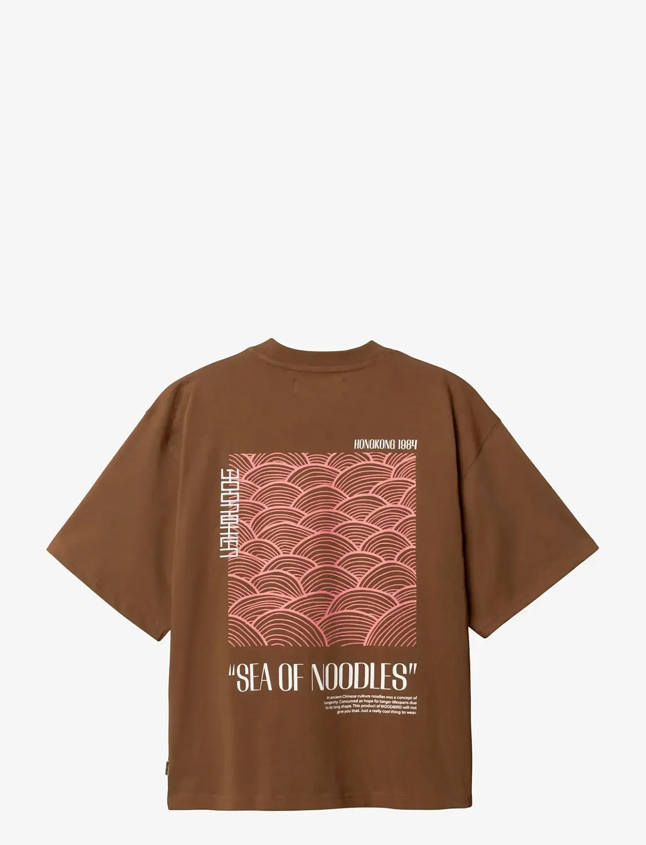 Woodbird - WBBalo Sea Tee - t-shirts - mid brown - 2